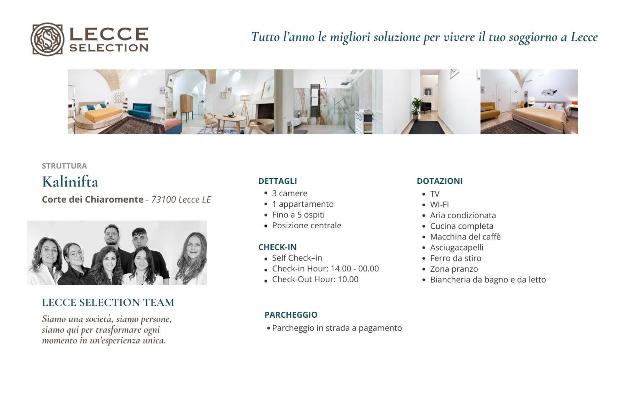 Bed and Breakfast Kalinifta - Lecce Selection Esterno foto